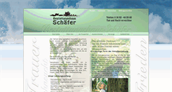 Desktop Screenshot of bestattung-schaefer.de